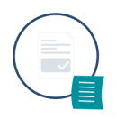 Delivered Instantly Image Delivered Instantly Credit Report Image with Credit Report and Checkmark