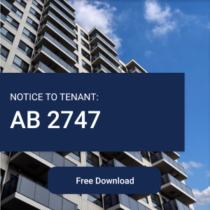 Notice-to-Tenant-AB-2747.png Notice to Tenant Bill AB 2747 download image with Tenant units in apartment in the background.